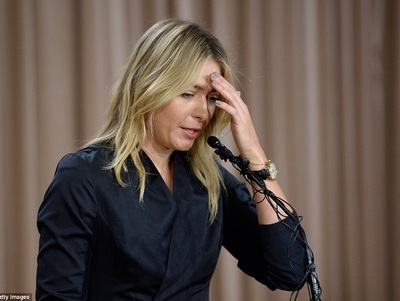 Sharapova bị cấm thi đấu vì sử dụng doping