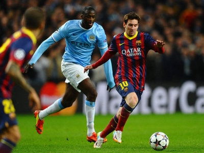 Man City sướng rơn khi tránh được Barcelona