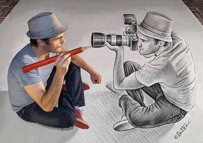 Chiêm ngưỡng tác phẩm nghệ thuật 3D độc đáo, ấn tượng của Ben Heine