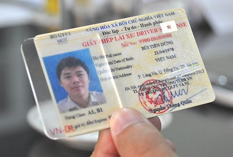 Mẫu GPLX mới.