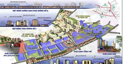 Điều chỉnh quy hoạch khu đất hai quận Nam Từ Liêm và Hà Đông