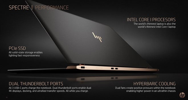 HP vừa trình làng chiếc laptop mỏng nhất thế giới.