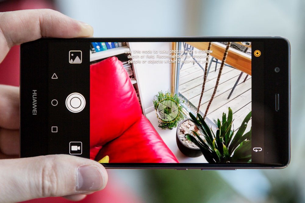 Giao diện ứng dụng camera của Huawei P9