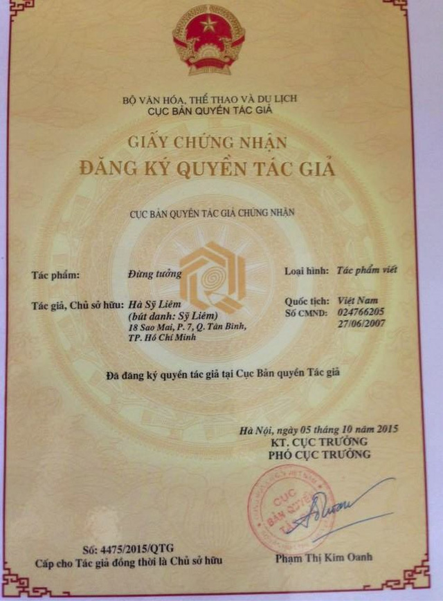 Tác giả Trần Văn Sỹ cần một tiếng xin lỗi vì bị đạo bài thơ &quot;Đừng tưởng&quot;