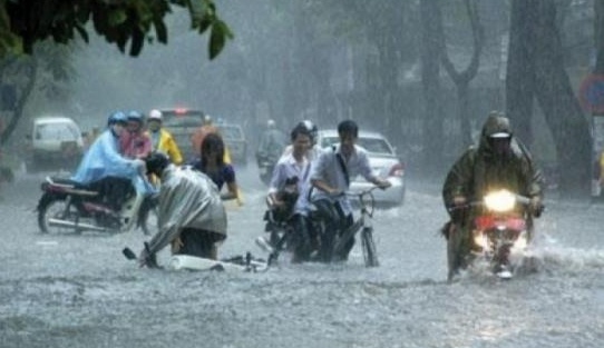 Hà Nội có mưa dông, gió giật mạnh