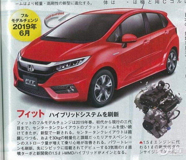 Hé lộ hình ảnh Honda Jazz 2019