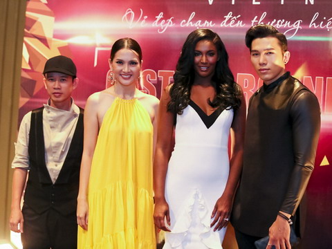 Giám khảo Anh Thư lộng lẫy trên 'ghế nóng' The Face