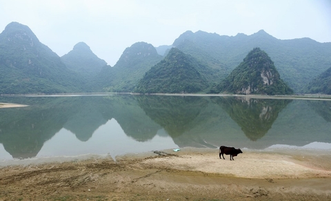 Vịnh Hạ Long thu nhỏ ở ngoại thành Hà Nội