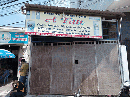 Căn nhà của vợ chồng chị Hằng nơi xảy ra vụ việc