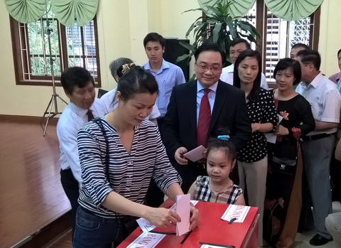 Cuộc bầu cử trên địa bàn Hà Nội đã thành công