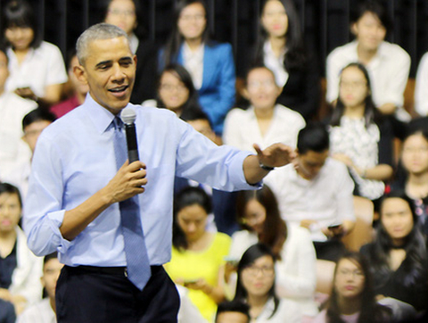 Chuyện về Phái đoàn của Tổng thống Obama sử dụng kênh thông tin của VNPT