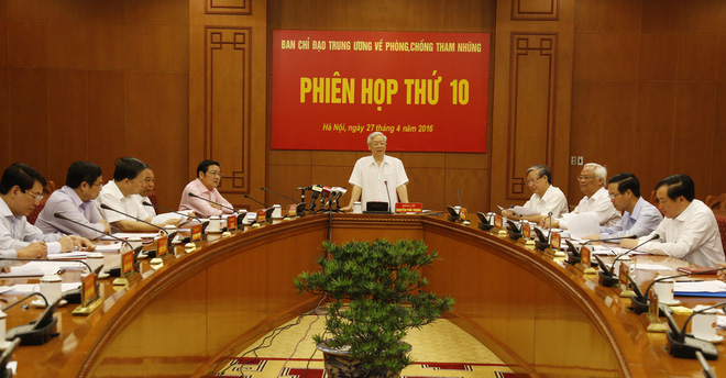 Tổng Bí thư thành lập 7 đoàn kiểm tra, giám sát các vụ án tham nhũng