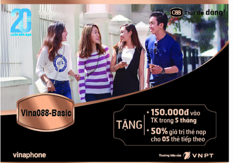 Sở hữu sim đẹp 088 với gói cước chỉ 50 ngàn đồng