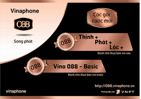 Khám phá 4 gói cước mới dành cho đầu số 088