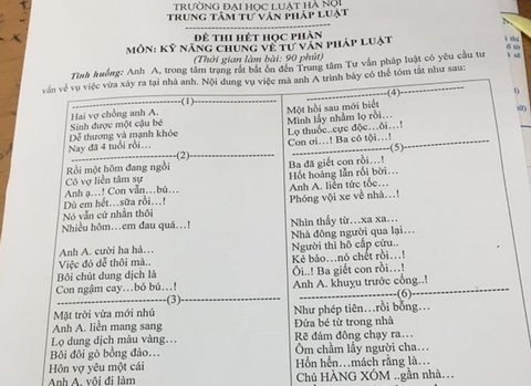 Đề thi bằng thơ hay nhưng nội dung chưa phù hợp