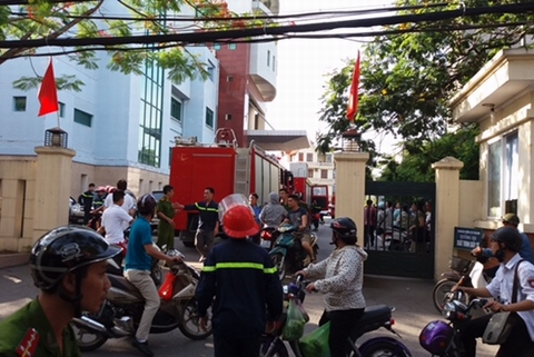 Hiện trường vụ cháy. Ảnh: Dân Trí