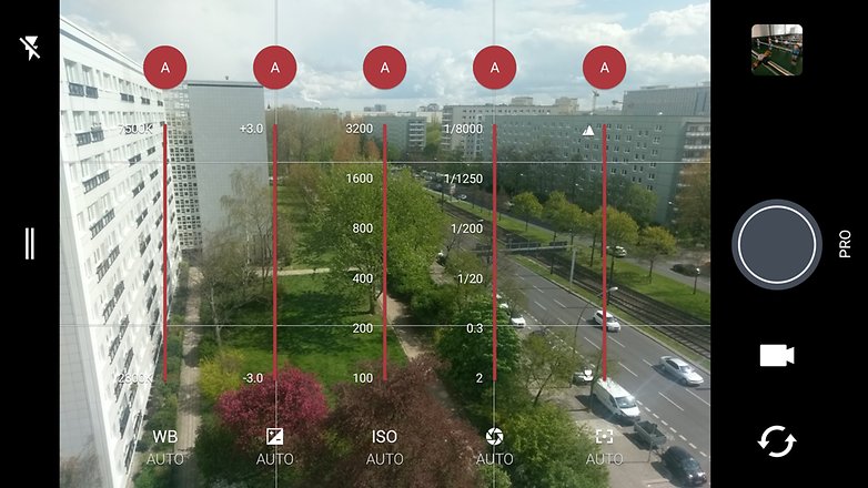 Ứng dụng camera trên HTC 10 có thêm chế độ Pro