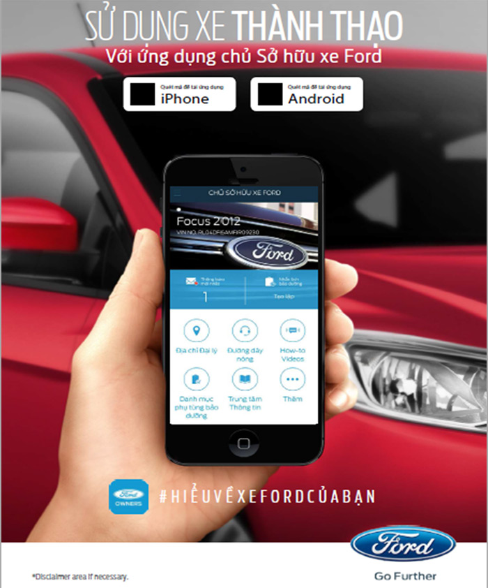 Ra mắt ứng dụng cho chủ xe Ford tại Việt Nam