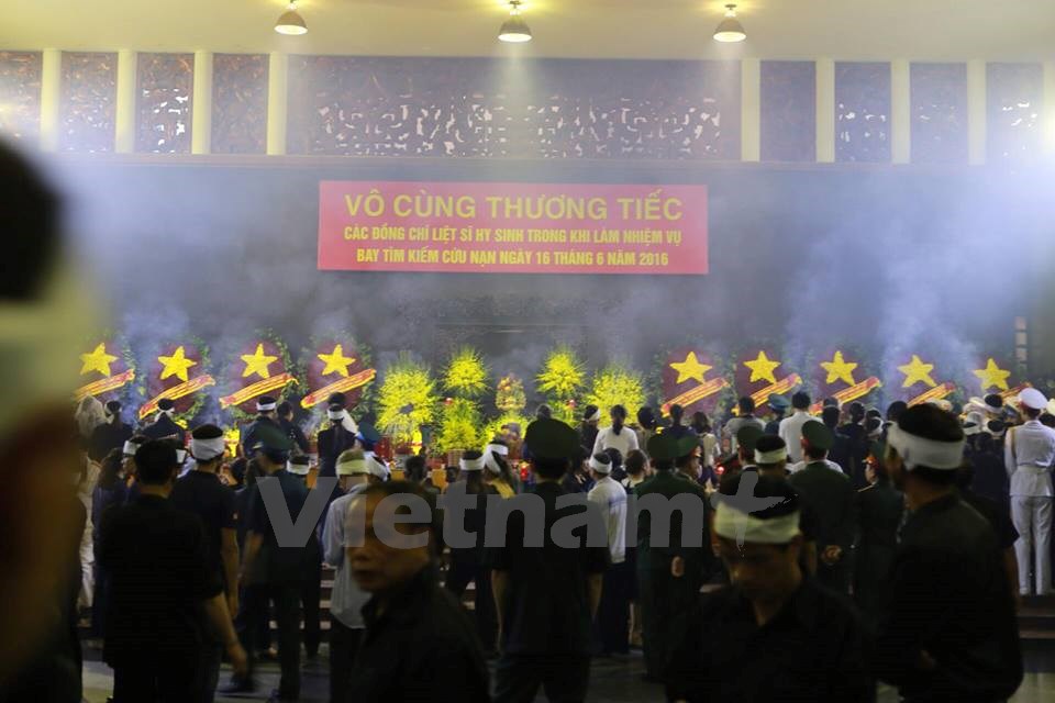 Lễ viếng, truy điệu 9 quân nhân phi hành đoàn CASA-212