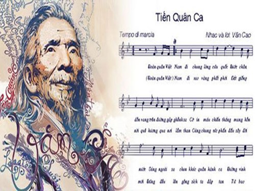 Gia đình cố nhạc sĩ Văn Cao hiến tặng &quot;Tiến quân ca&quot;
