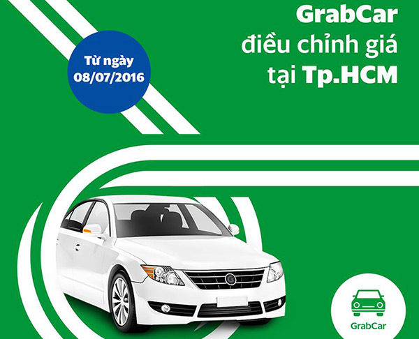 Sau Hà Nội, Grab tăng cước tại Tp.Hồ Chí Minh