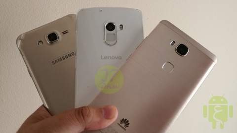 Nên chọn Samsung Galaxy J7, Lenovo A7010 hay Huawei GR5?