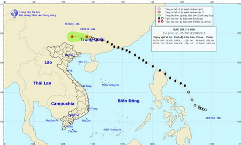 Bão số 2 đã tan, mưa lớn ở Bắc Bộ đến hết ngày mai