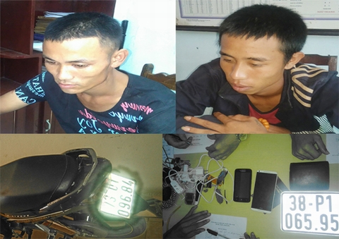 Hai đối tượng trộm xe máy liên tỉnh sa lưới