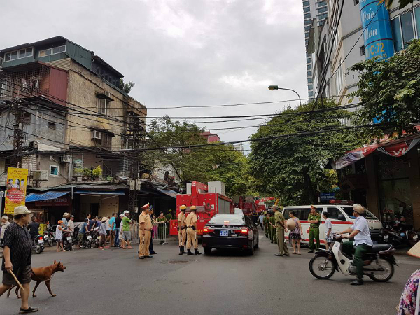 Hiện trường đã được phong tỏa