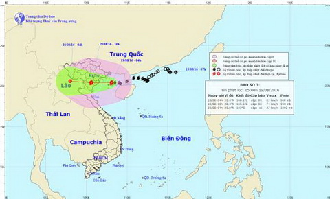 Bão số 3: Từ Quảng Ninh đến Thanh Hóa gió giật cấp 13, Hà Nội giật cấp 10