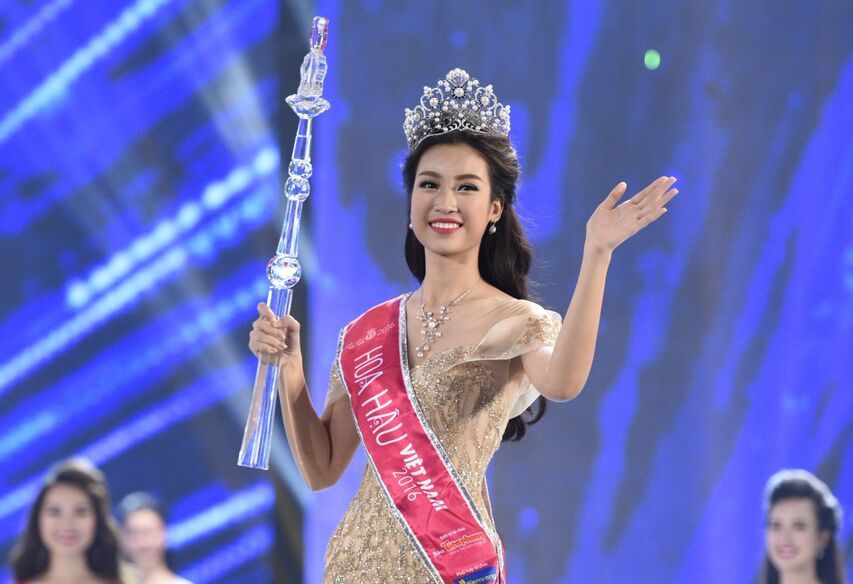 Đỗ Mỹ Linh đăng quang Hoa hậu Việt Nam 2016