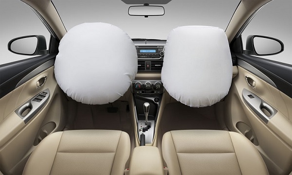 Vios mới 2016 vẫn được trang bị túi khí cho cả người lái và hành khách phía trước cho tất cả các phiên bản
