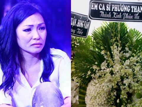 Phương Thanh gửi vòng hoa, không kịp về nhìn mặt Minh Thuận lần cuối