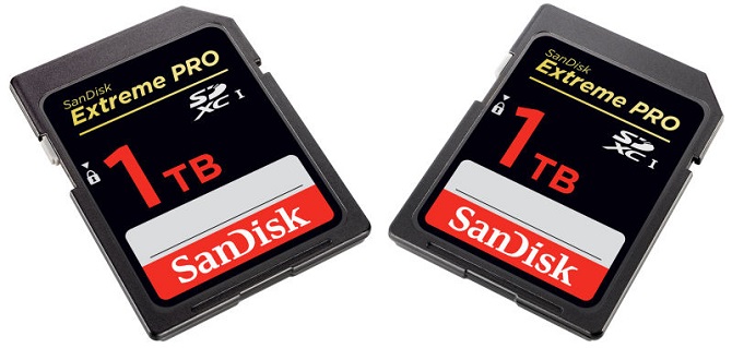 SanDisk trình làng thẻ nhớ SD 1TB đầu tiên trên thế giới