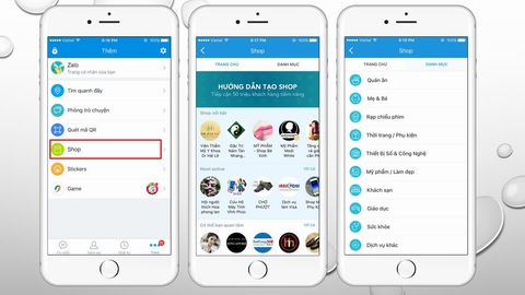 Zalo ra tính năng Shop hỗ trợ mua bán trực tuyến