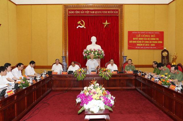Tổng Bí thư lần đầu tham gia Đảng ủy Công an Trung ương
