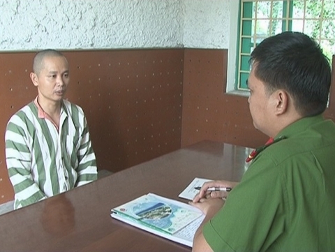 Đối tượng Trần Văn Hiếu khai nhận tại cơ quan điều tra.