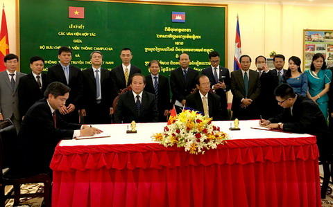 VNPT đẩy mạnh hợp tác kinh doanh với Campuchia