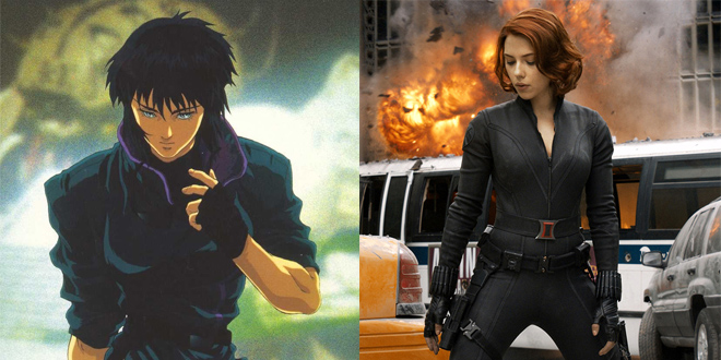 Mỹ nhân Scarlett Johansson làm chiến binh vẫn gợi cảm