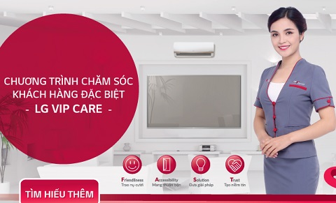 LG bảo dưỡng miễn phí các sản phẩm cao cấp tại nhà trong vòng 24h