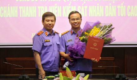 Cựu thư ký ông Bá Thanh làm Chánh thanh tra Viện kiểm sát tối cao