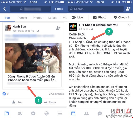 Lật tẩy chiêu trò đổi iPhone cũ lấy iPhone mới