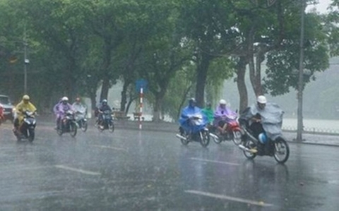 Bắc Bộ trời nhiều mây, có mưa đến cuối tuần