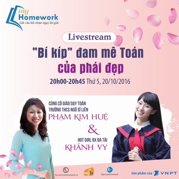 Phái đẹp chia sẻ &quot;bí kíp&quot; đam mê học Toán