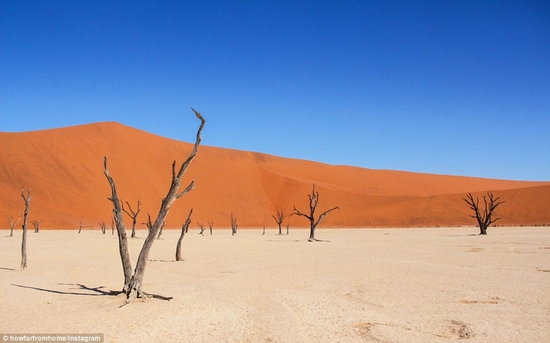 Dài màu đặc biệt ở Namibia