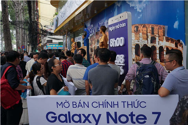 Samsung Galaxy Note 7 đến và vội vã &quot;ra đi&quot; như thế nào?
