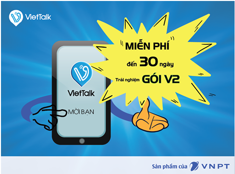 Miễn phí gọi điện khi mời bạn bè tham gia VietTalk