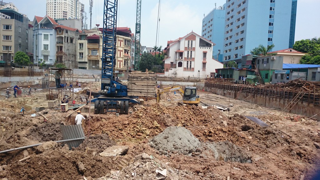 Dự án chung cư Thành An hiện đã bị dừng thi công