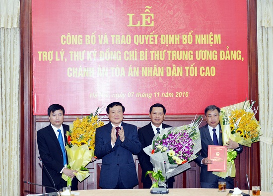 Bổ nhiệm nhân sự một số cơ quan Trung ương
