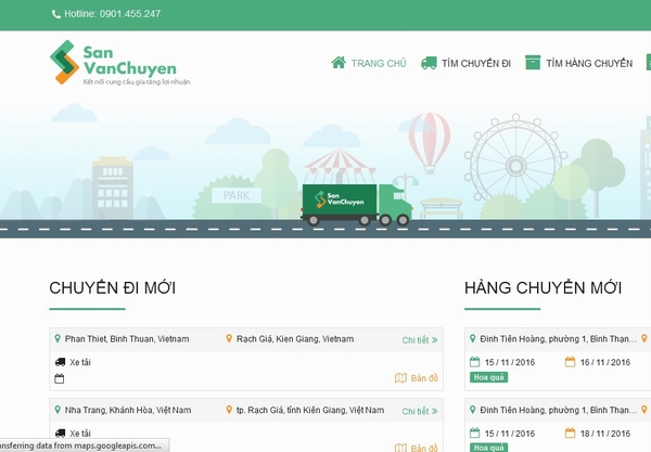 Sàn giao dịch vận chuyển kiểu &quot;Uber&quot; tại Việt Nam